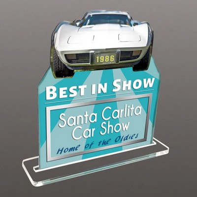 Custom Desk Plaques with slotted base