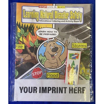 Learning Natural Disaster Safety Coloring Book Fun Pack