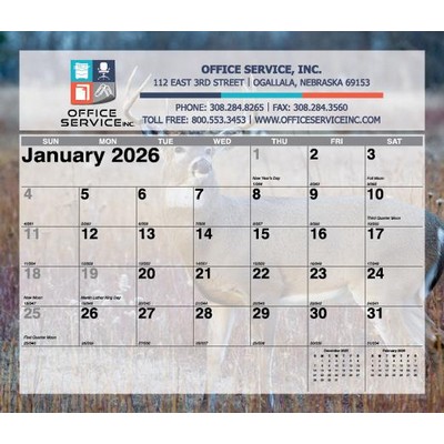 Mini Tear-Off Sheet Calendar - American Wildlife
