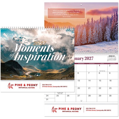 Moments Of Inspiration Spiral Wall Calendar