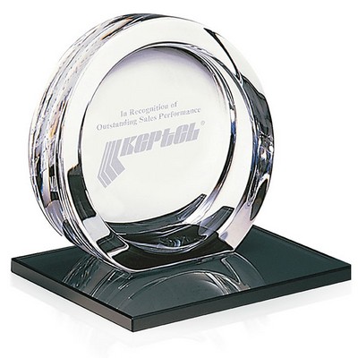 MARIO CIONI High Tech Award on Black Glass Base - Large