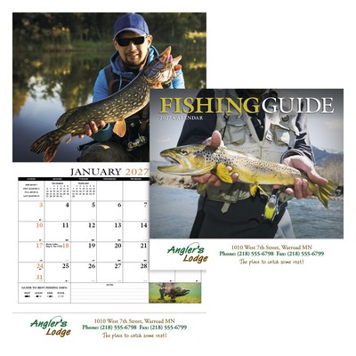 HotLine® Products Fishing Guide Appointment Calendar - Stapled