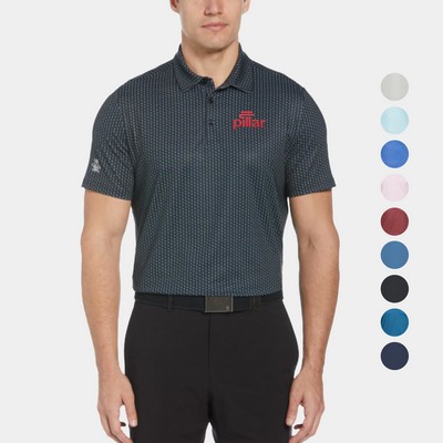 Original Penguin® Moisture Wicking Allover Pete Print Men's Polo Shirt with Custom Logo