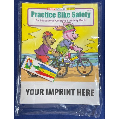 Practice Bike Safety Coloring Book Fun Pack
