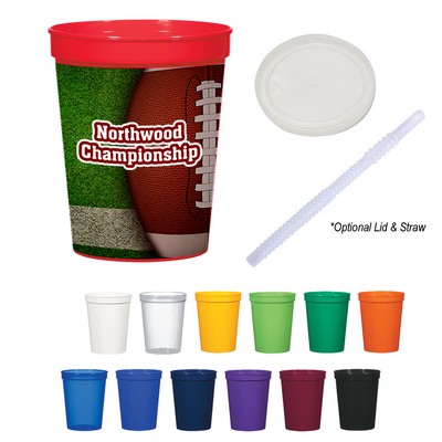 16 Oz. Full Color Big Game Stadium Cup