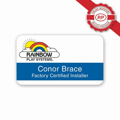 Deluxe Name Badge UV Inkjet & Engraved (2.00 x 3.50 Inches)