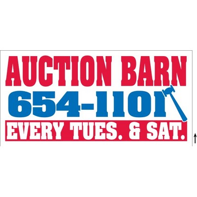 Economy Corrugated Sign w/2 colors 1 Side (48"x24")