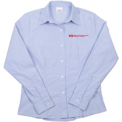 Women's Long Sleeve Oxford Shirt