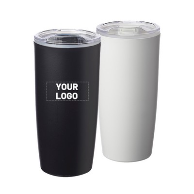 Double Wall Plastic Tumbler, 22 oz.