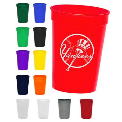 Union Printed - 12 oz. Stadium Cups with 1-Color Logo