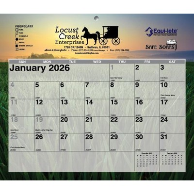 Mini Tear-Off Sheet Calendar - Agriculture