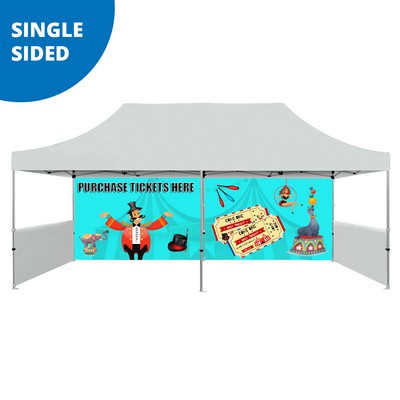 20' Tent Back Wall - Full Color Single-Sided Graphic