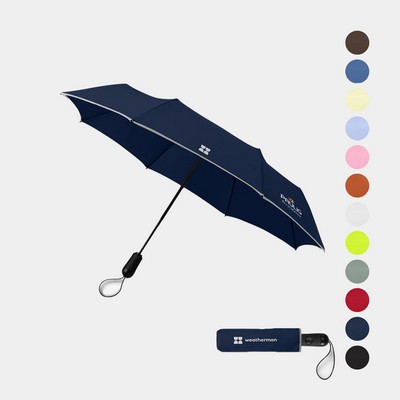 Weatherman® 100% Recycled 42" arc Travel Umbrella