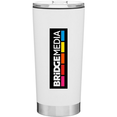 20 oz h2go Fargo Travel Tumbler (Matte White)