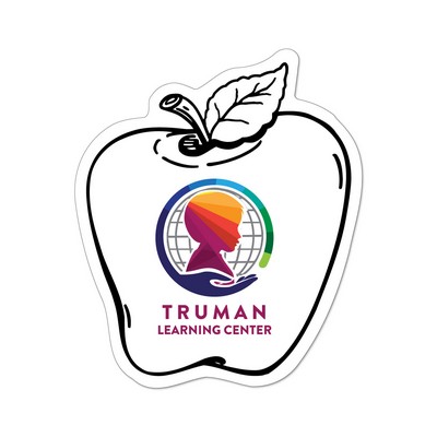 Apple Shaped NoteKeeper™ Magnet 35 Mil