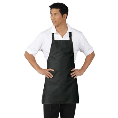 Black Bib Apron w/Adjustable Neck Strap