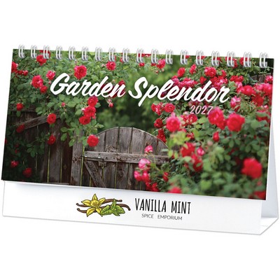 Full Color Garden Splendor Desk Calendar