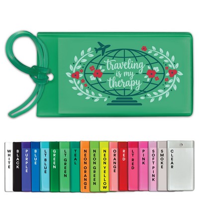Bag & Luggage Tag - Business Card Insert - Spot Color