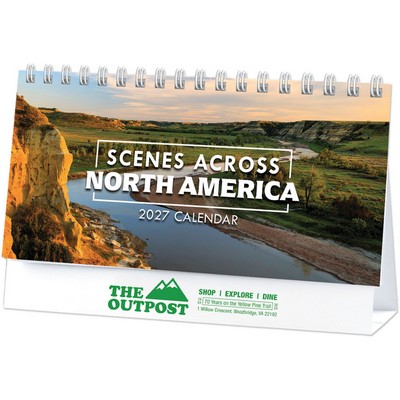 Scenic America Desk Calendar