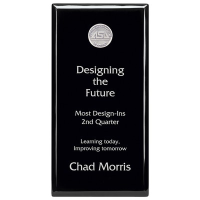 JAFFA® Black Plaque - 6" x 12"