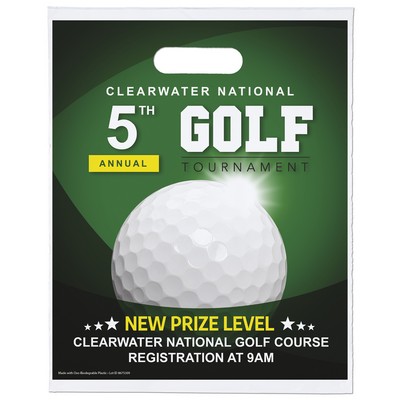 Oxo-Biodegradable Die Cut Bag - Digital Full Color (12" x 15")