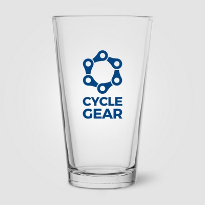 Taper Beer Glass - 16 oz. - Silkscreen