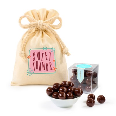 Sugarfina Sea Salt Caramels Candy Cube® Gift Bag - Natural