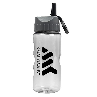 Garyline® Mini Mountain Tritan® Bottle with Ring-Straw Lid - 22 oz.
