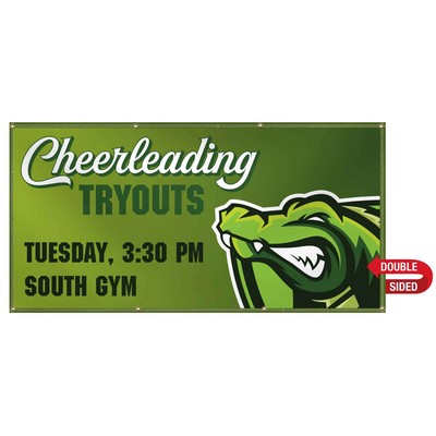 3' x 6' 13 oz. Smooth Vinyl Banner Double-Sided
