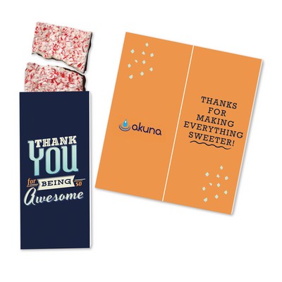 Full-Color Custom Sweeter Cards with Peppermint Bark