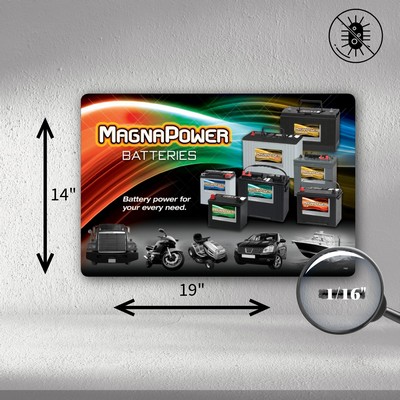 Antimicrobial Fabric Surface Slim Counter Mat – Heavy-Duty Backing (14"x19"x1/16") SLIM