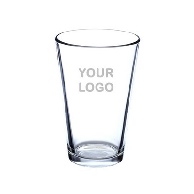 Clear Pint Glass, 16 Oz.