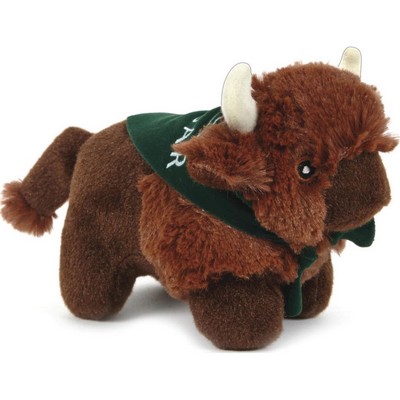 6" Bison/Buffalo Plush Stuffed Animal