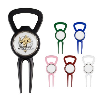 Bottle Opener Tool With Ball Marker