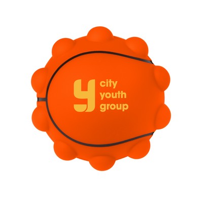 Basketball Shape Push Pop Fidget Sensory Toy