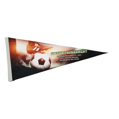 Felt Pennant 8" x 18" (Strip 0.68" Wide) Dye Sublimated (Domestically Decorated)