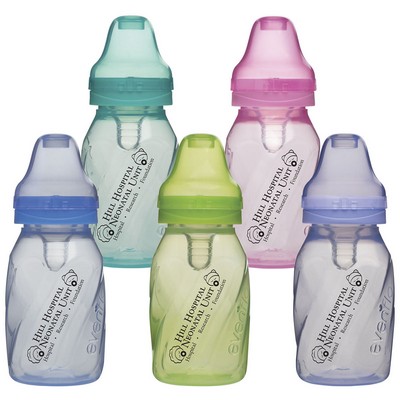 4 oz Assorted Color Evenflo Baby Bottles