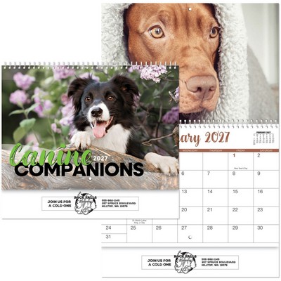 Canine Companions Wall Cal Spiral