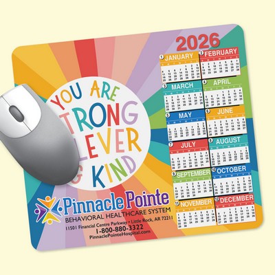 Vynex® Heavy Duty 7.5x8.5x1/8" Hard Surface Mouse Pad