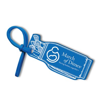 Golf Bag Bag & Luggage Tag - Spot Color