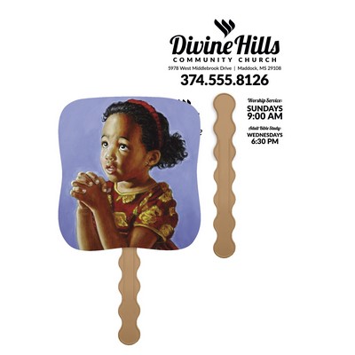 Skinner & Kennedy™ Heavenly Prayer - Pictorial Fan