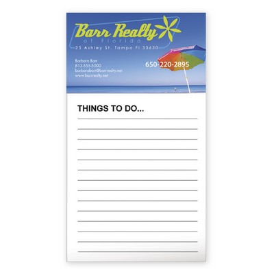 Good Value™ Business Card Magnet with 50-Sheet Notepad