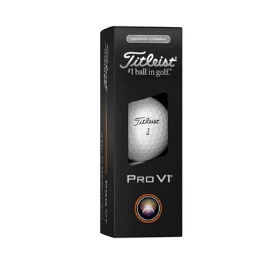 Titleist® 3 Pack Pro V1 AIM Enhanced Golf Balls