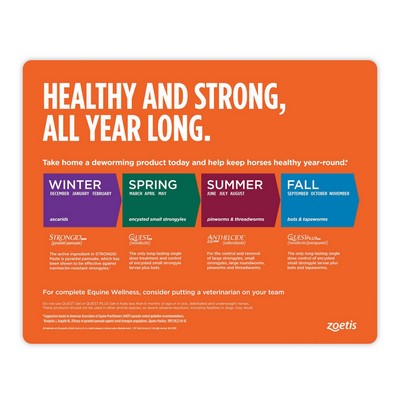 Hard Surface Heavy-Duty Counter Mat (16"x20"x1/8")