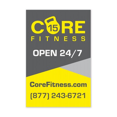 Yard Sign - 18"wx24"h Vertical