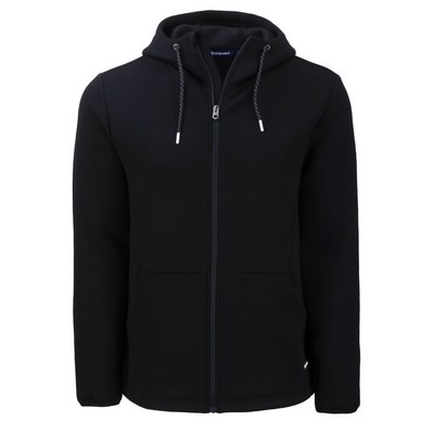 Cutter & Buck Roam Recycled Buttery-Soft Knit Mens Full Zip Hooded Jacket