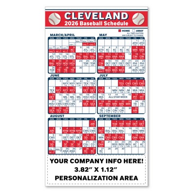 Magnet 20 Mil - Sports Calendar - Full Color