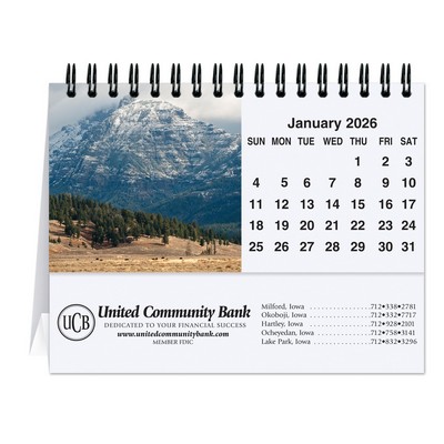 Majestic Outdoors Tent Desk Calendar (5 13/16"x 4 ½")