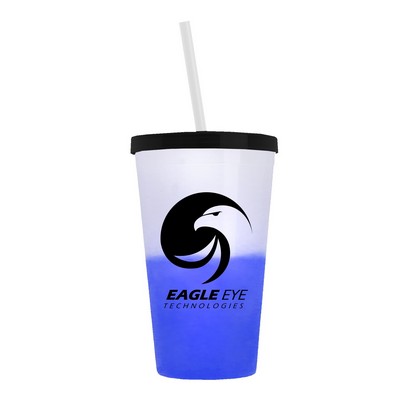 Garyline® Cups-on-the-Go Color-Changing Sport Sipper - 22 oz.