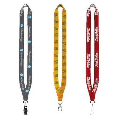 3/4" Polyester Dye Sublimated Lanyard